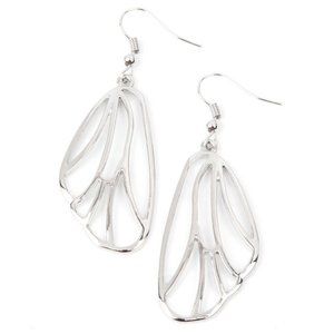 Turn Into A Butterfly Silver Earrings